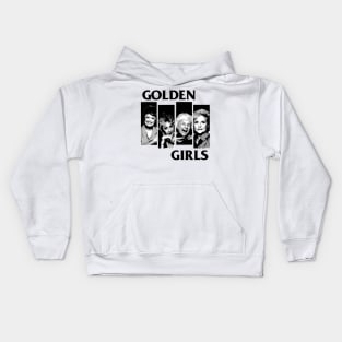 golden girls - black flag parody white Kids Hoodie